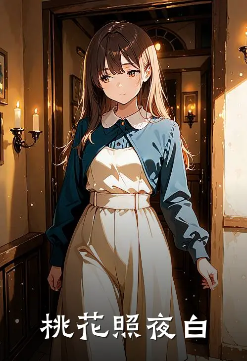 桃花照夜白