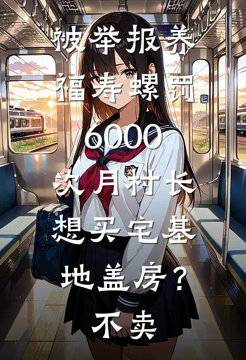 被举报养福寿螺罚6000，次月村长想买宅基地盖房？不卖