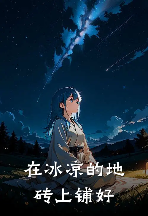 在冰凉的地砖上铺好