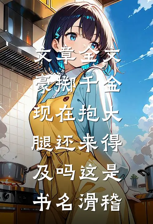 文章全文豪掷千金:现在抱大腿还来得及吗这是书名[滑稽]