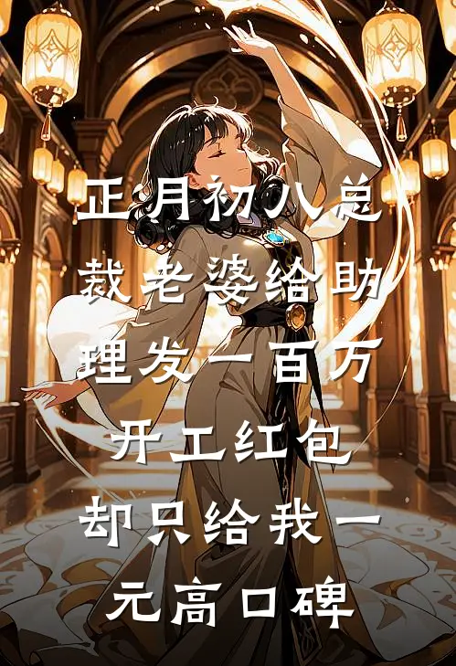 正月初八总裁老婆给助理发一百万开工红包，却只给我一元高口碑